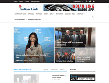 Tablet Screenshot of indianlink.com.au